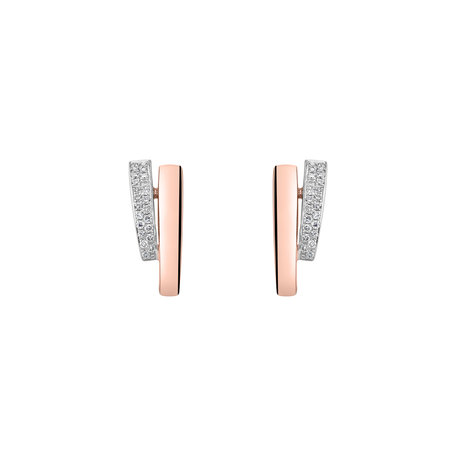 Diamond earrings Radiant Feeling