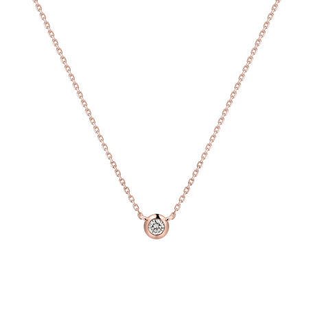 Diamond necklace Sparkling Drop