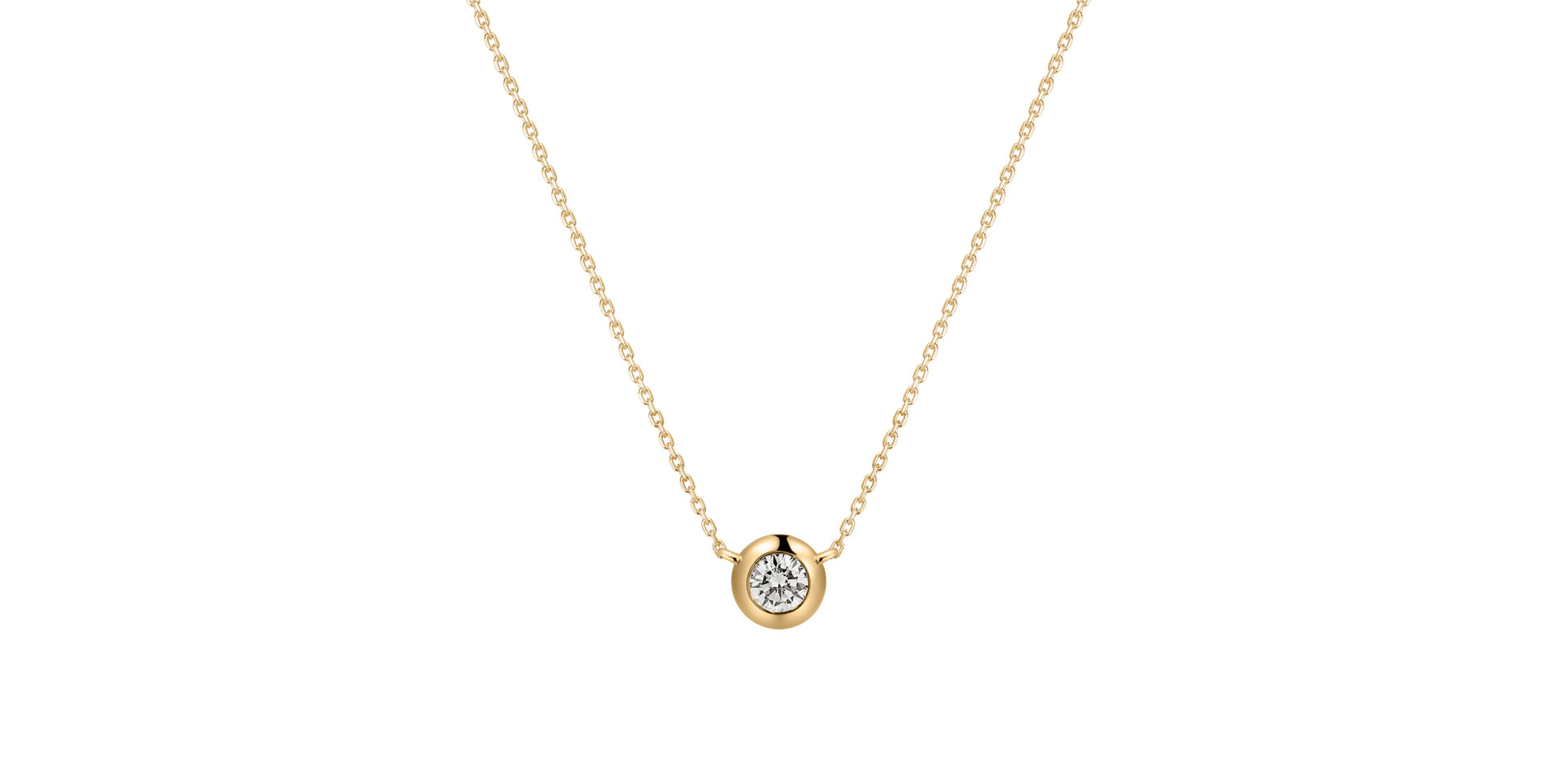 Diamond necklace Sparkling Drop