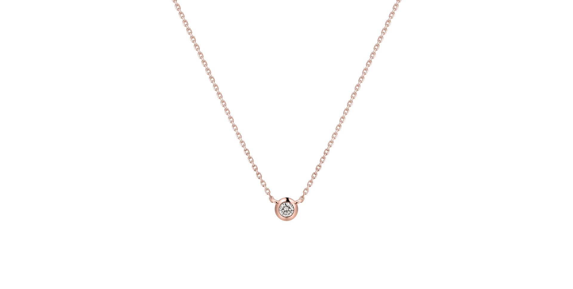 Diamond necklace Sparkling Drop