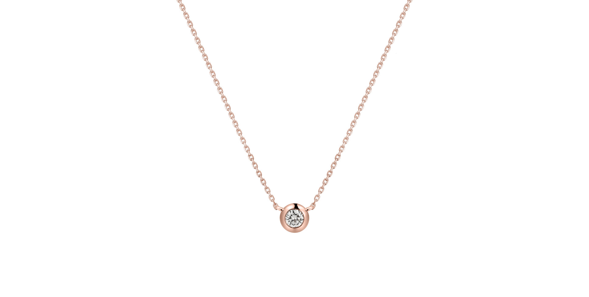 Diamond necklace Sparkling Drop
