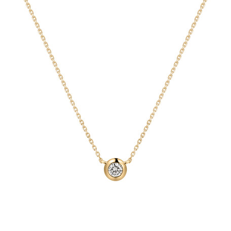 Diamond necklace Sparkling Drop