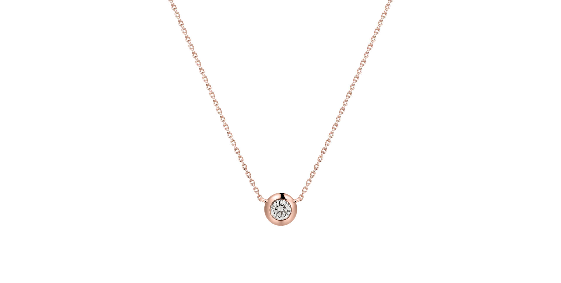 Diamond necklace Sparkling Drop