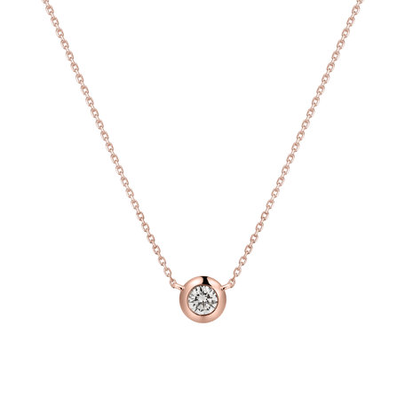 Diamond necklace Sparkling Drop