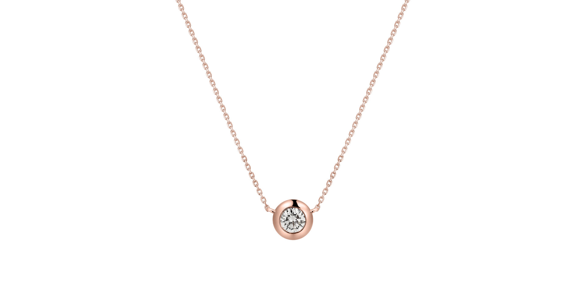 Diamond necklace Sparkling Drop