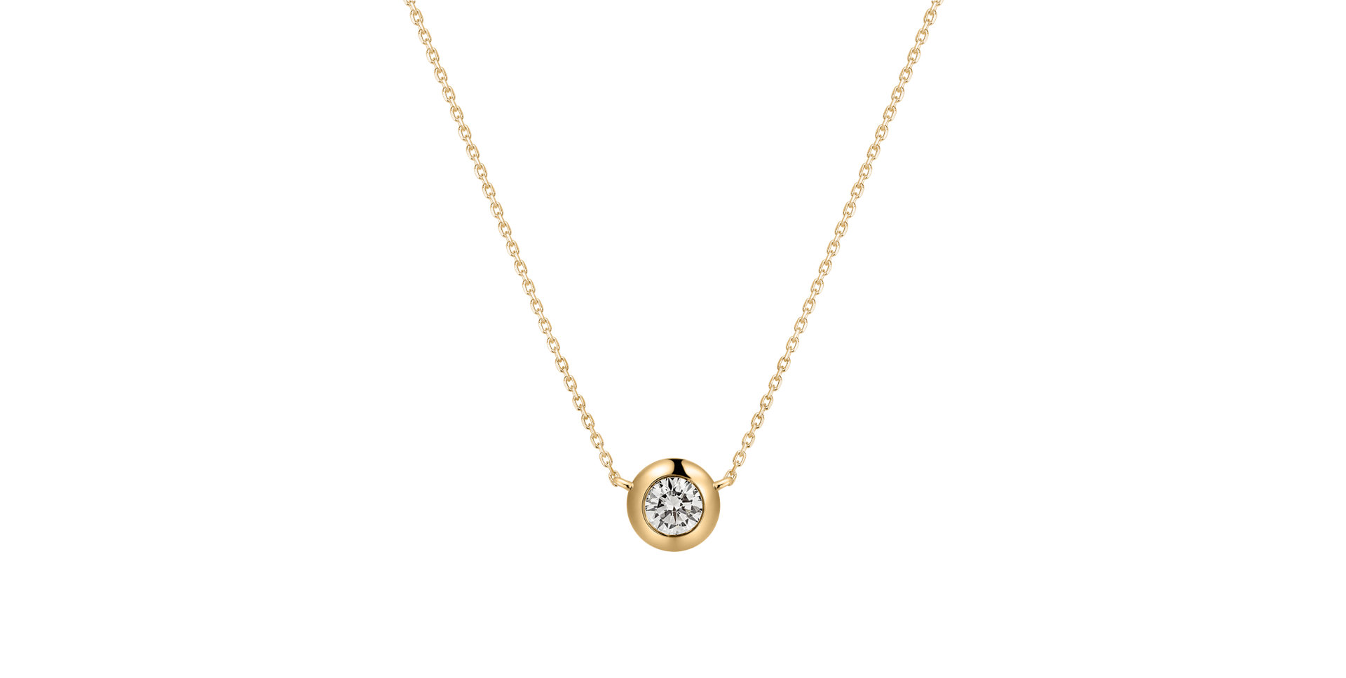 Diamond necklace Sparkling Drop