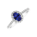 Diamond ring with Tanzanite Princess Desperation4