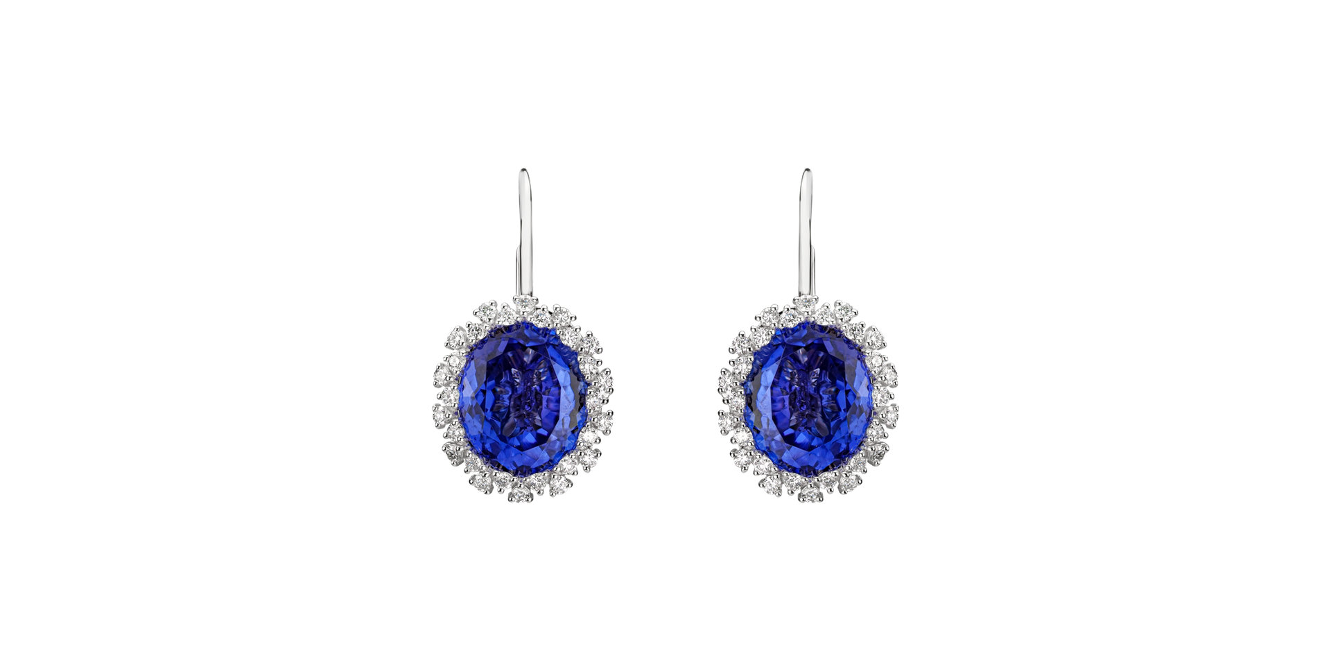 Diamond earrings with Tanzanite Tanzania Dream