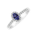 Diamond ring with Tanzanite Princess Desperation4
