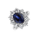 Diamond ring with Sapphire Sky Goddess4