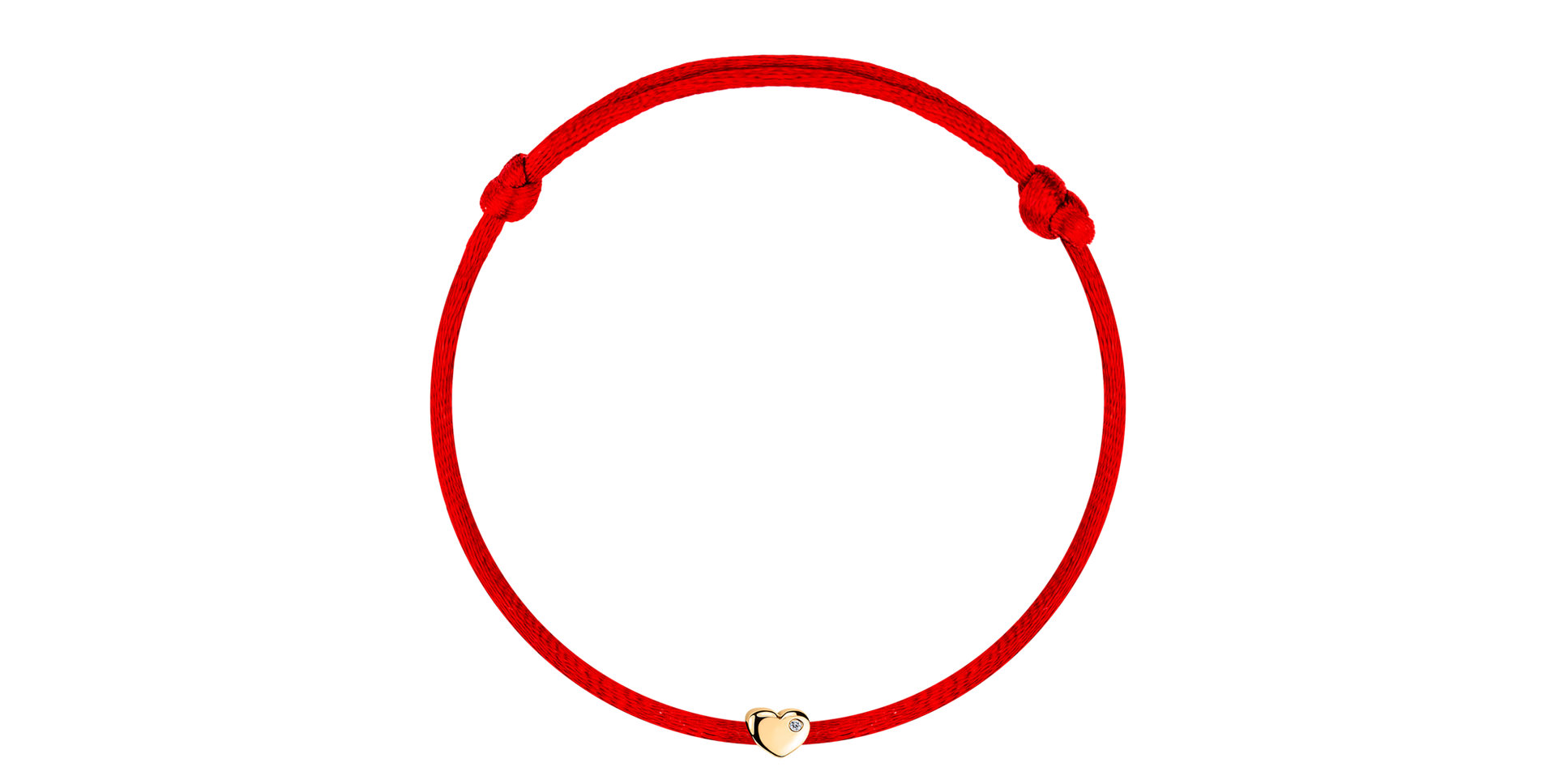 Diamond bracelet Red Heart