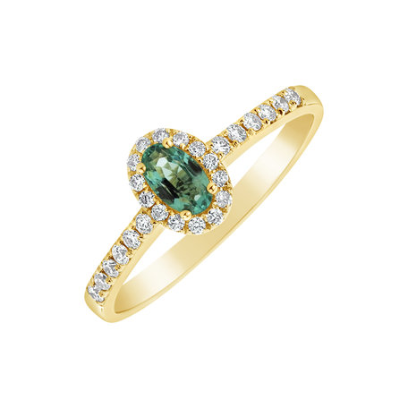 Diamond ring with Emerald Princess Desperation