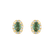 Diamond earrings with Emerald Imperial Allegory5