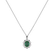 Diamond necklace with Emerald Goddess Elegance3