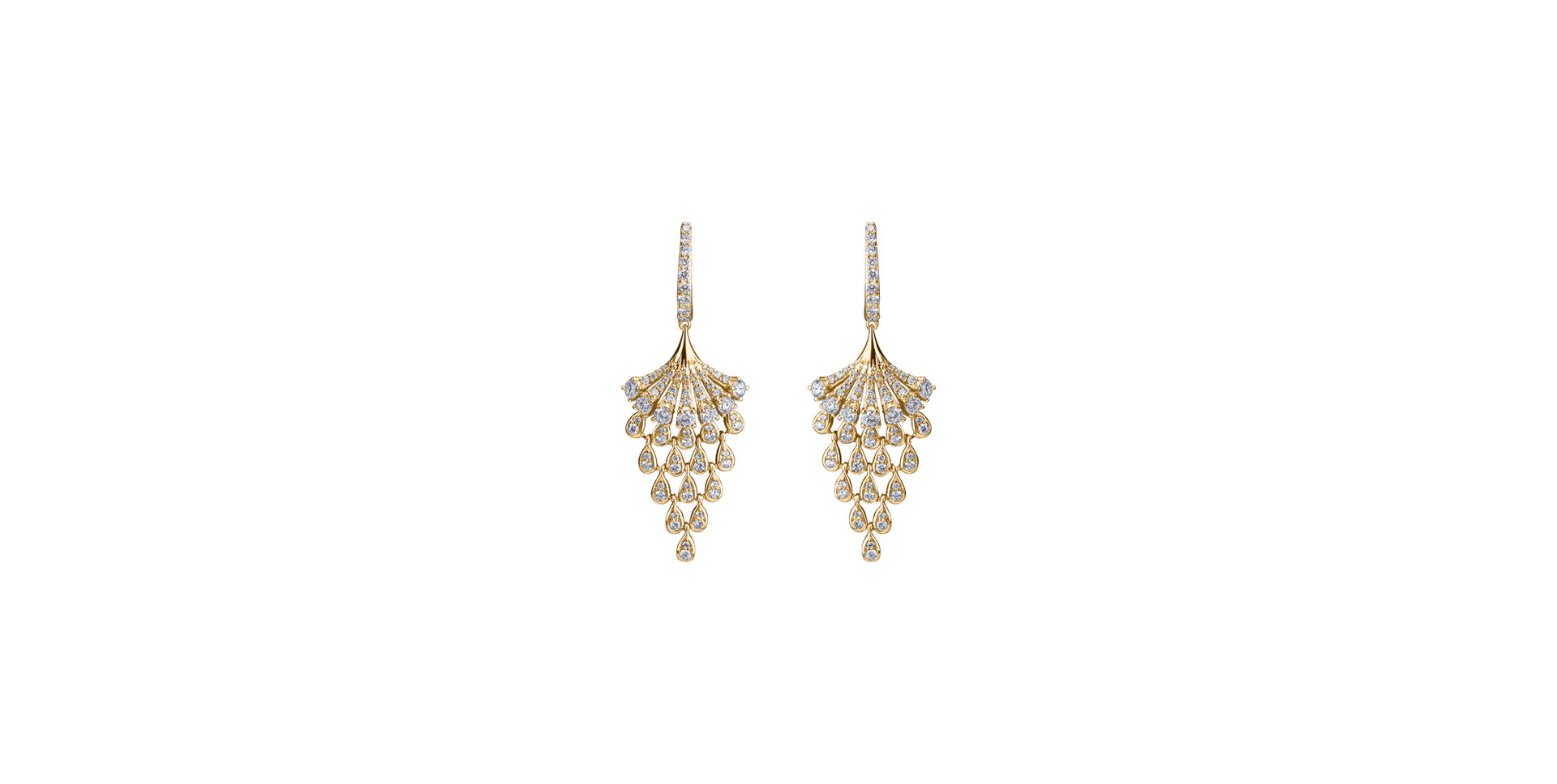 Diamond earrings Royal Mesh