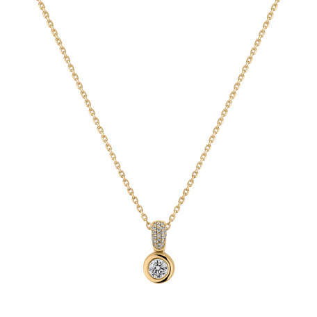Diamond pendant Delicate Drop