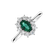 Diamond ring with Emerald Princess Joy4