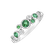 Diamond ring with Emerald Space Joy5