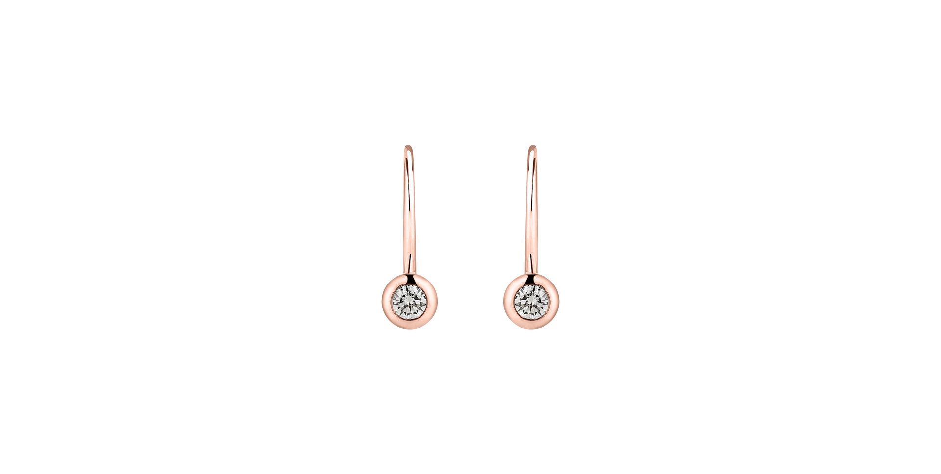 Diamond earrings Sparkling Drops