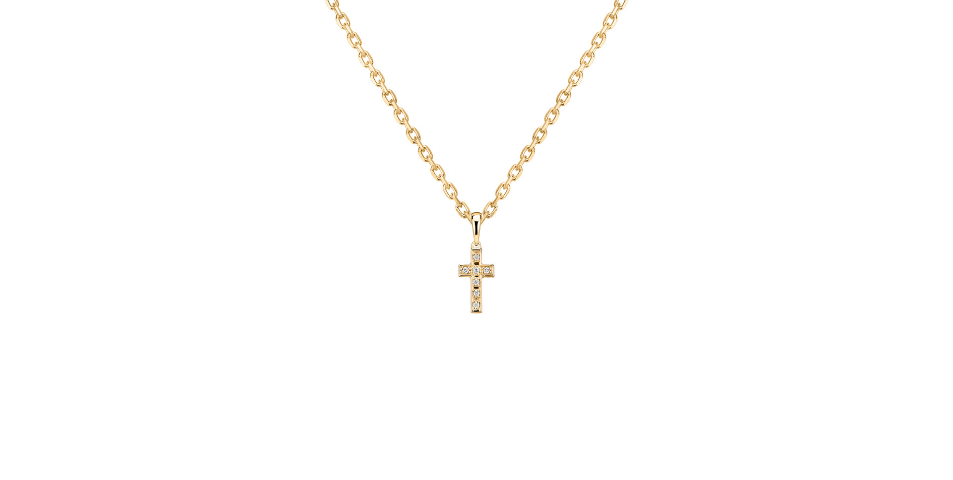 Diamond pendant Small Cross