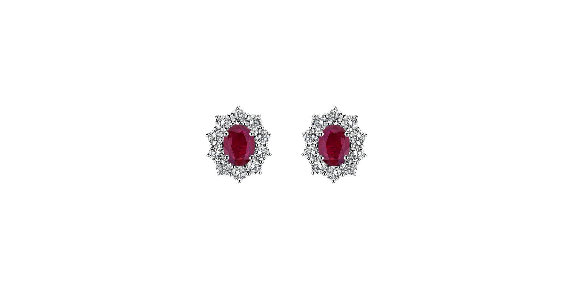 Diamond ring with Ruby Princess