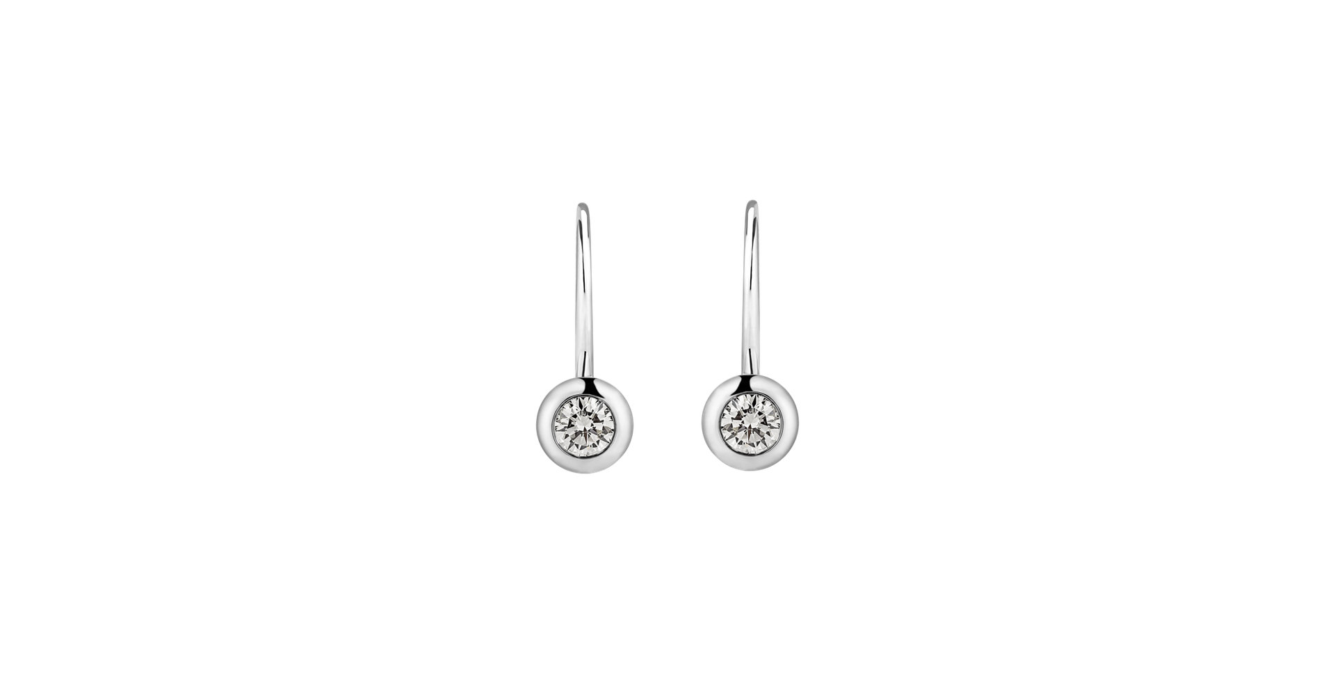 Diamond earrings Sparkling Drops