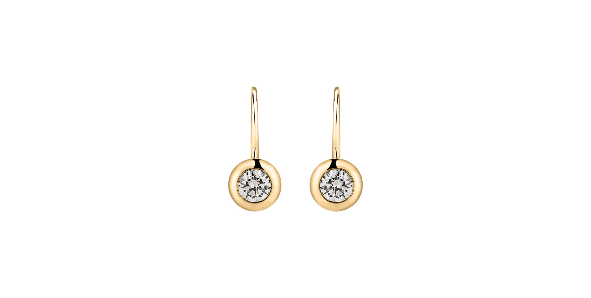 Diamond earrings Sparkling Drops
