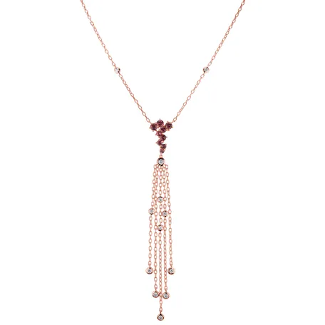 Diamond necklace with Tourmalíne Sultan Heart
