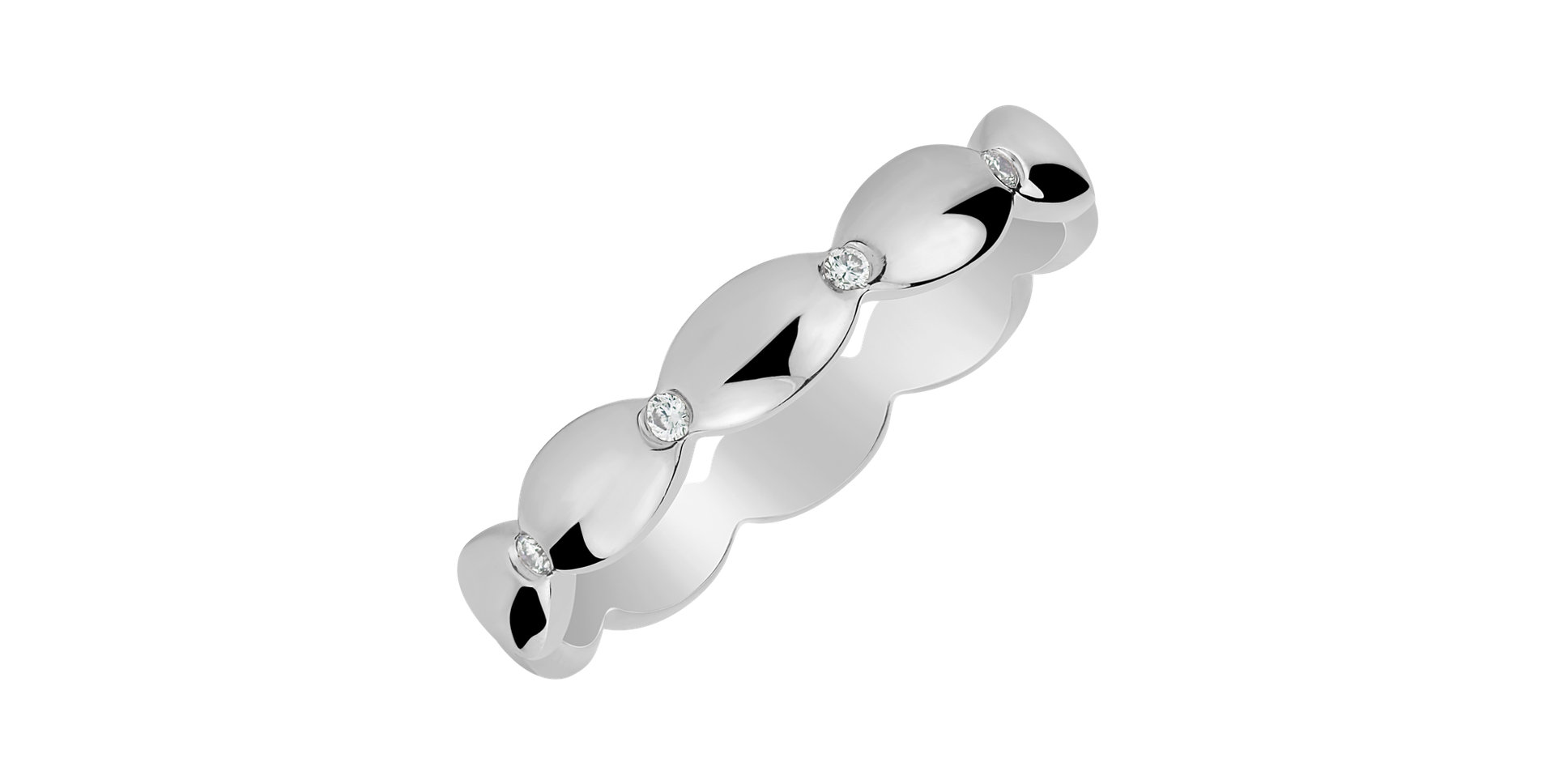 Diamond ring Princess Crown