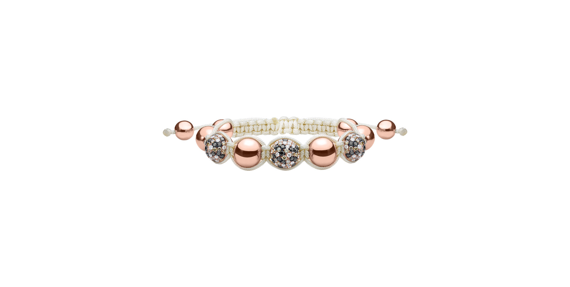 Bracelet with coloured diamonds Endless Bubbles
