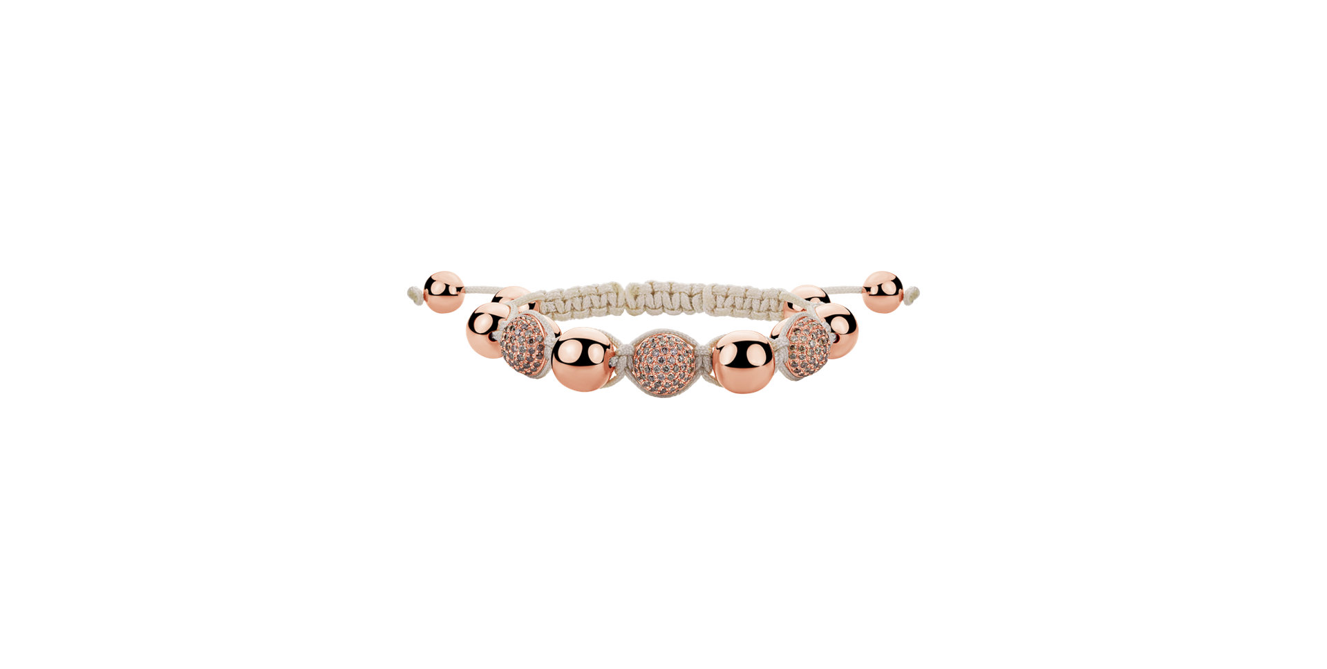 Bracelet with brown diamonds Endless Bubbles
