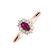 Diamond ring with Ruby Princess Joy4