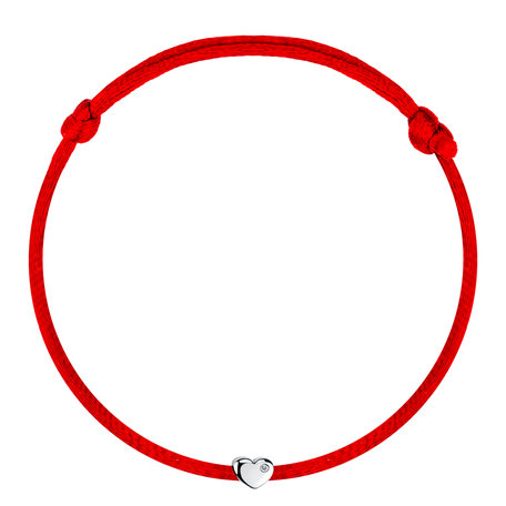 Diamond bracelet Red Heart