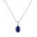 Diamond necklace with Tanzanite Princess Essence3