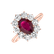 Diamond ring with Ruby Princess Joy4
