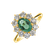 Diamond ring with Emerald Princess Joy4