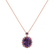 Diamond necklace with Amethyst, Sapphire and Tourmalíne Memories3