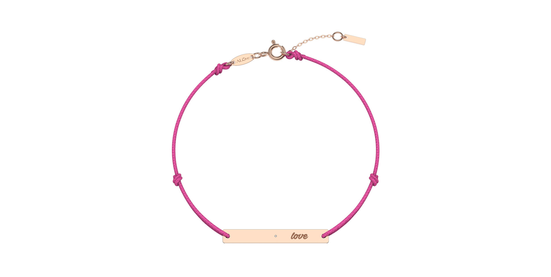 Diamond bracelet Love