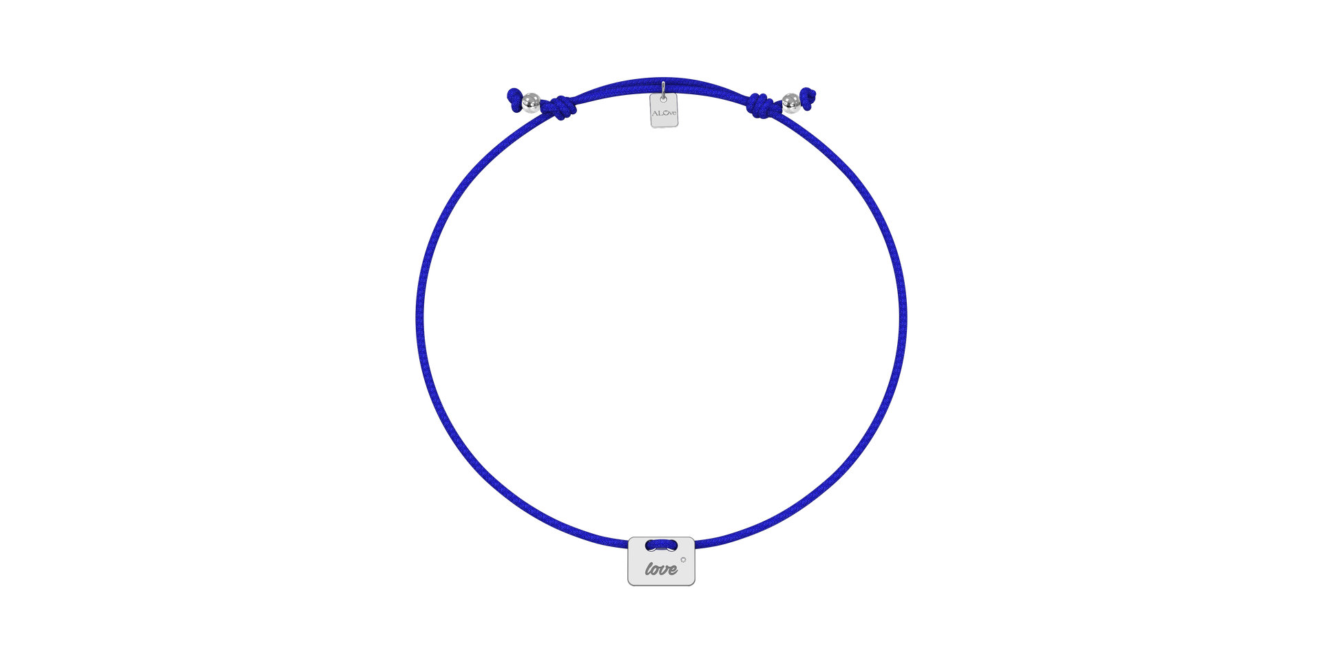 Diamond bracelet Military Stamp Love