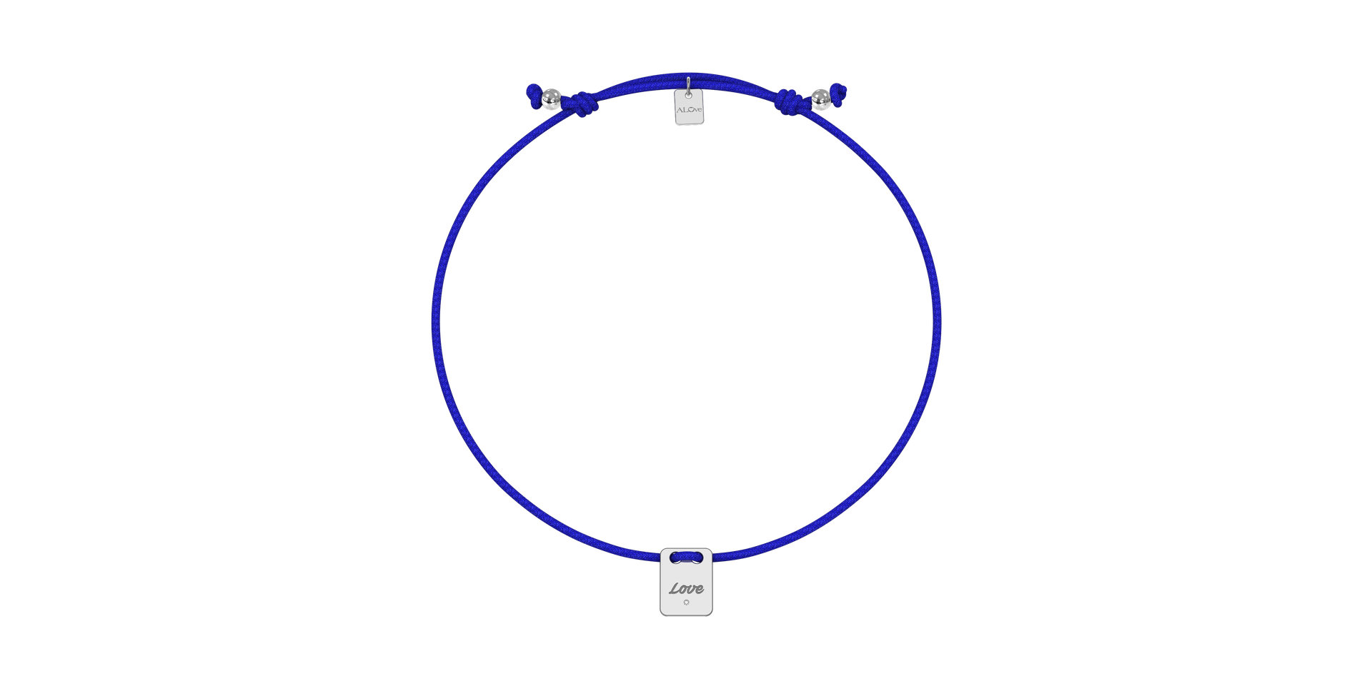 Diamond bracelet Mini Stamp Love