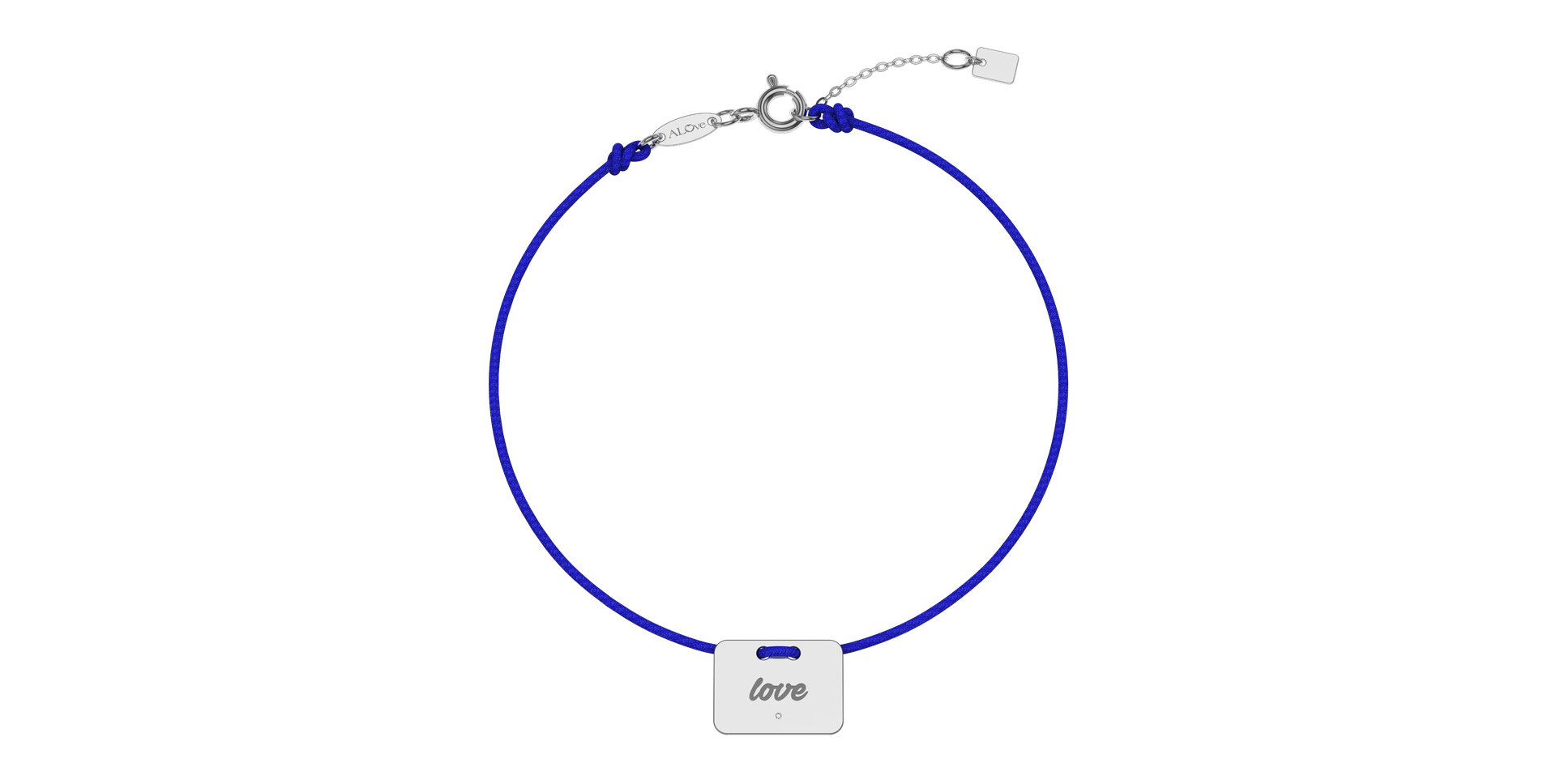 Diamond bracelet Military Stamp Love