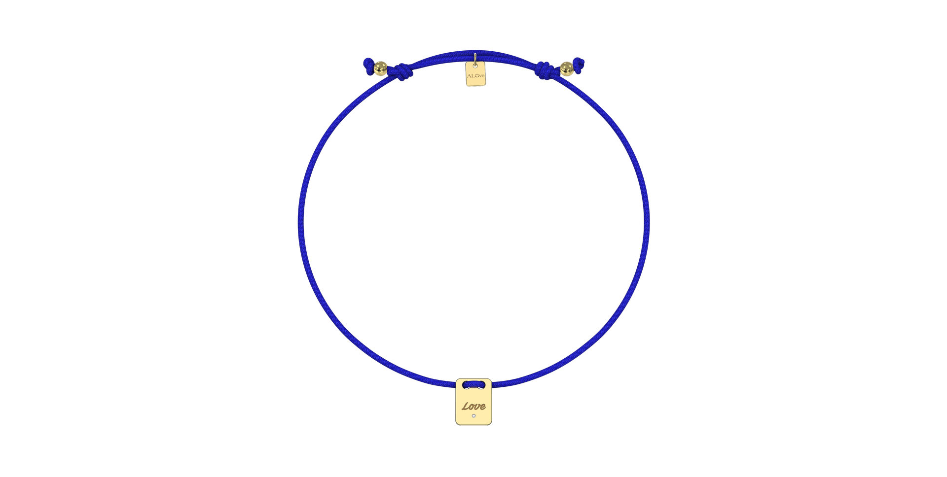 Diamond bracelet Mini Stamp Love