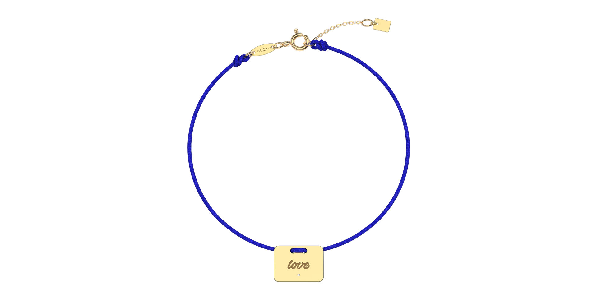 Diamond bracelet Military Stamp Love