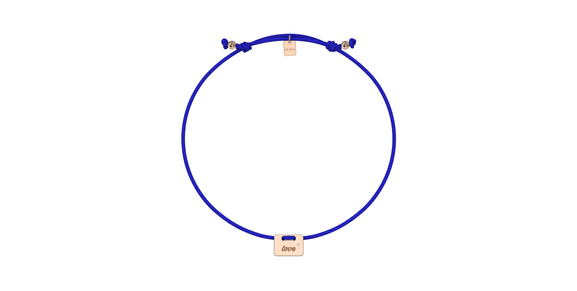 Diamond bracelet Military Stamp Love