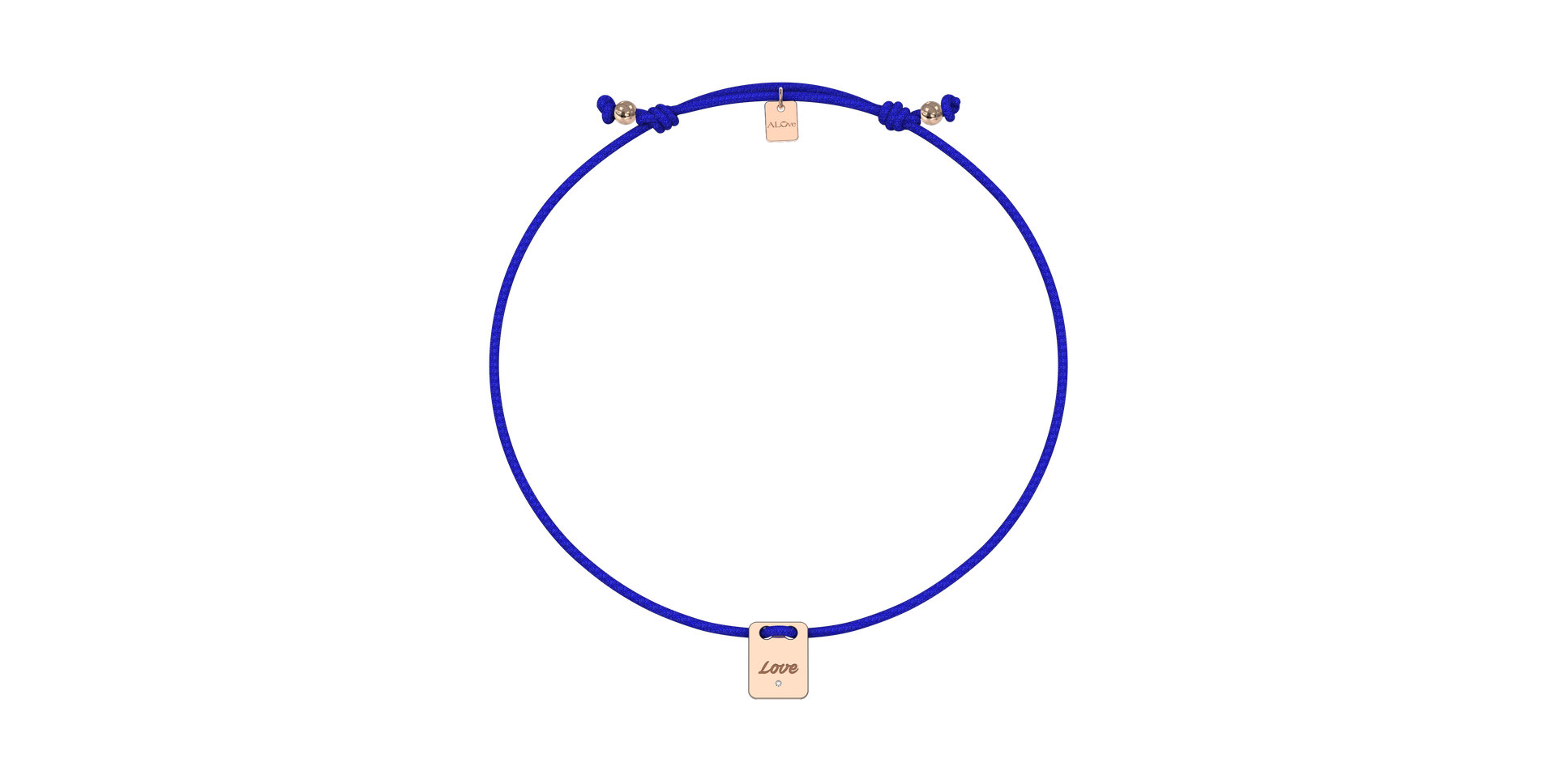 Diamond bracelet Mini Stamp Love