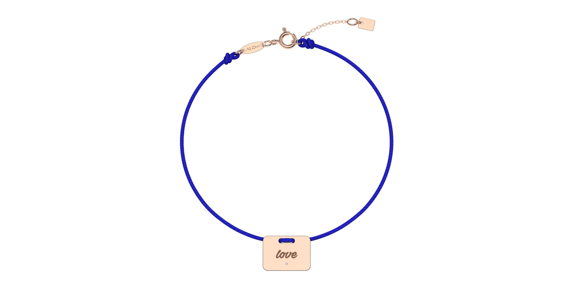 Diamond bracelet Military Stamp Love