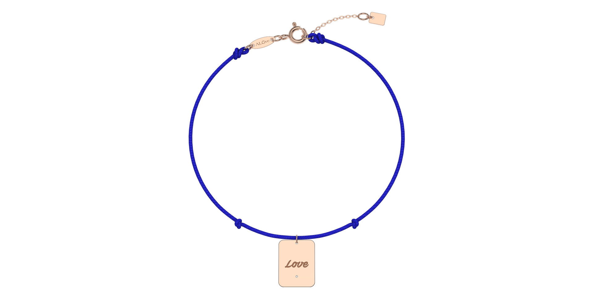 Diamond bracelet Stamp Love