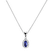 Diamond pendant with Tanzanite Princess Essence4