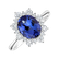 Diamond ring with Tanzanite Princess5