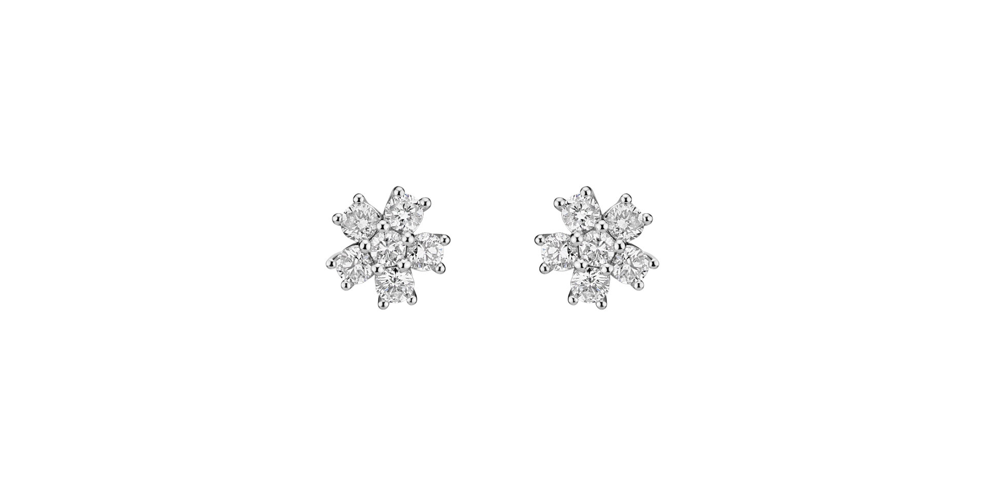 Diamond earrings Sparkless